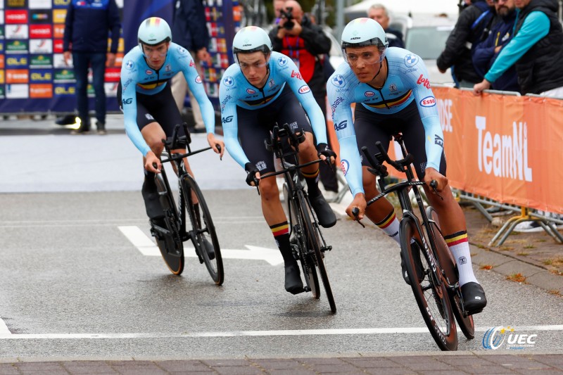 2023 UEC Road European Championships - Drenthe - Junior Mixed Team Relay - Emmen - Emmen 38, km - 21/09/2023 - Belgium - photo Luca Bettini/SprintCyclingAgency?2023